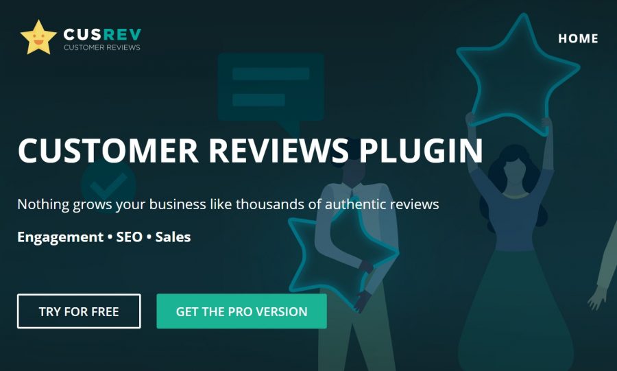 Customer Reviews For WooCommerce Pro By Cusrev