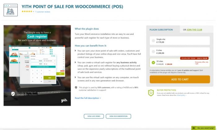 YITH Point Of Sale For WooCommerce (POS)