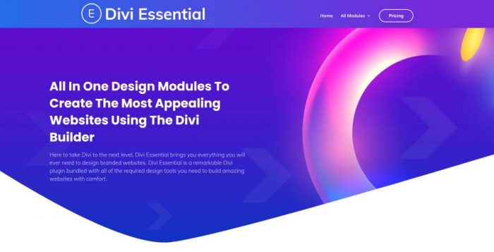 Divi Essential - Divi Extension For Next Label Modules