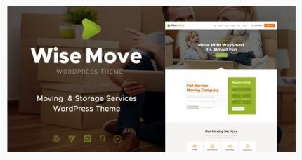 Wise Move Relocation and Storage Services WordPress Theme