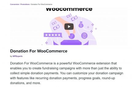 WooCommerce Donation Plugin For Accepting Charity & Funds