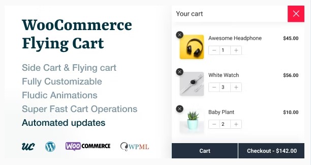WooCommerce Flying Cart