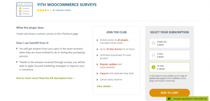 WooCommerce Surveys Premium
