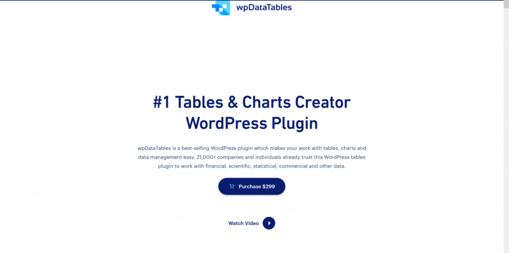WpDataTables - Tables And Charts Manager