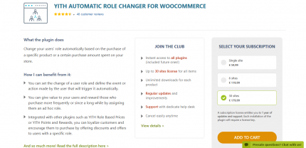 YITH Automatic Role Changer For WooCommerce Premium