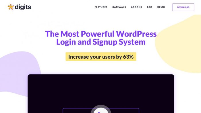 Digits WordPress Number Signup And Login