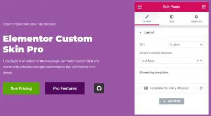 Elementor Custom Skin Pro - WordPress Plugin