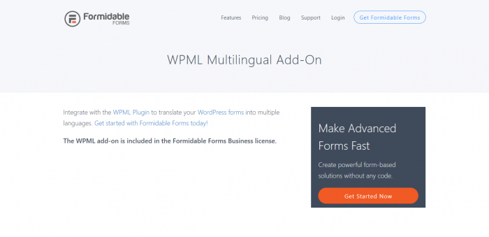 Formidable Forms Pro WPML Multilingual