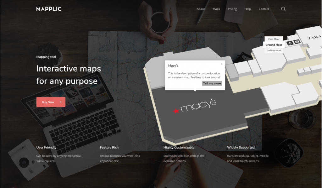 Mapplic WordPress - Interactive Maps For Any Purpose