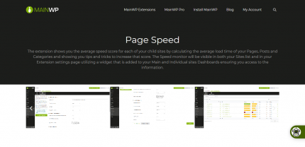Page Speed - MainWP WordPress Management