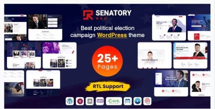 Senatory - Political Candidate WordPress Theme