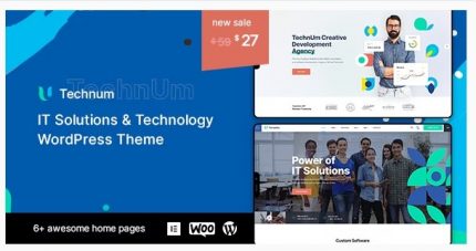 Technum Digital Agency Services WordPress Theme
