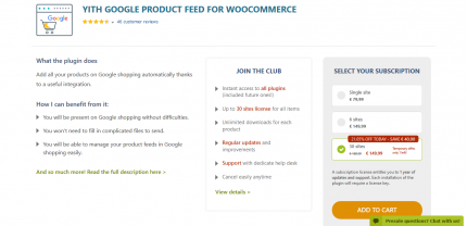 YITH Google Product Feed For WooCommerce Premium