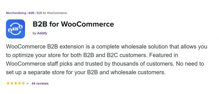 B2B For WooCommerce By Addify