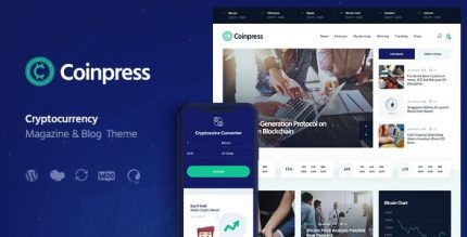 Coinpress ~ ICO Cryptocurrency Magazine & Blog Theme