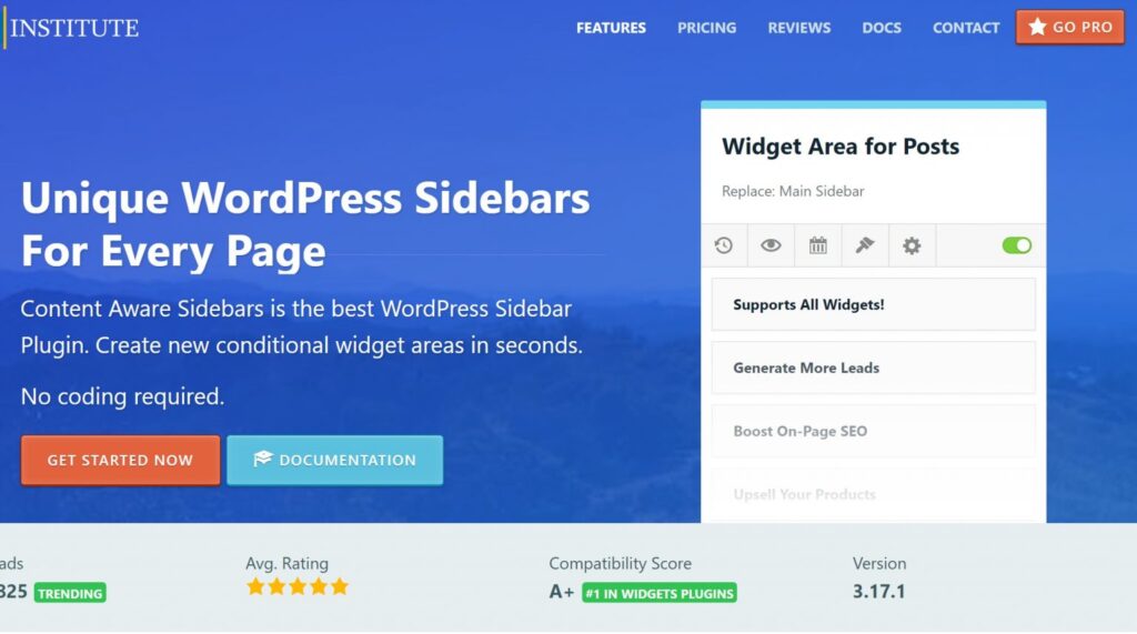 Content Aware Sidebars Pro - WordPress Plugin