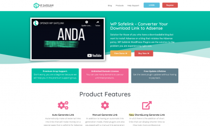 WP Safelink Plugin + Client Version With License Key