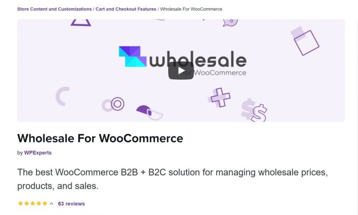 Wholesale For WooCommerce - WooCommerce