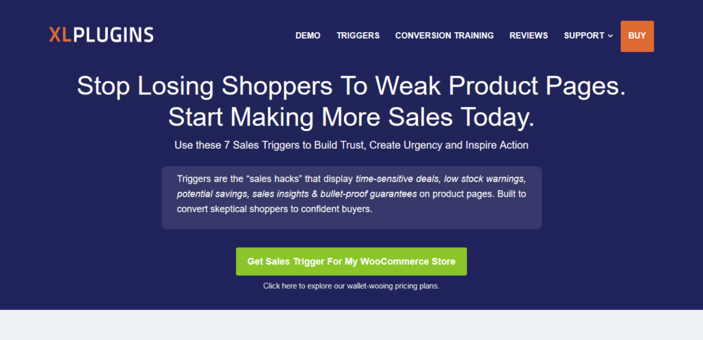 XL WooCommerce Sales Triggers - For Higher Conversions By XLPlugins