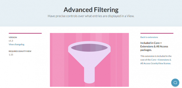 GravityView – Advanced Filter Extension