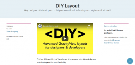 GravityView – DIY Layout