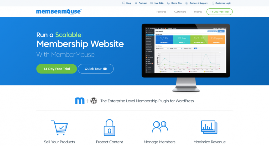 MemberMouse - Enterprise Level Membership Platform WordPress