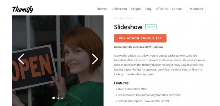 Themify Builder Slideshow