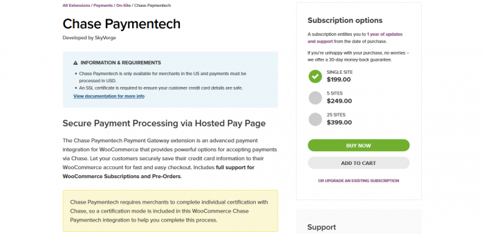 WooCommerce Chase Paymentech
