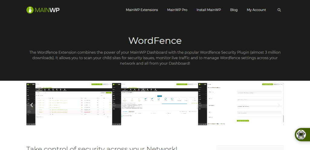 WordFence - MainWP WordPress Management