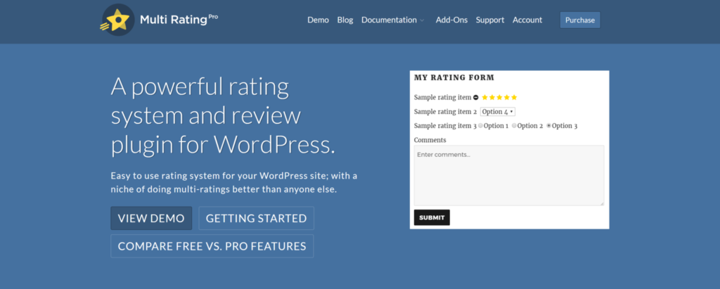 A Powerful Rating System And Review Plugin For WordPress