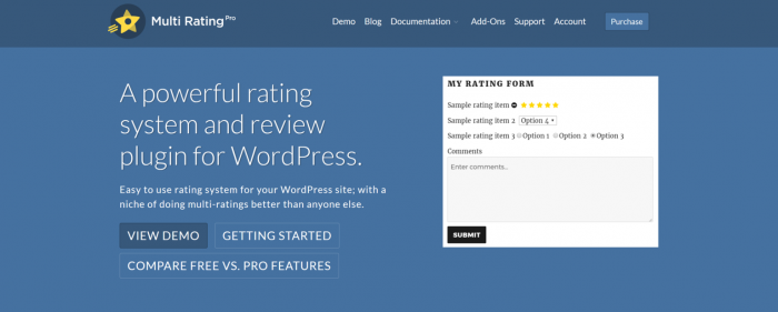 A Powerful Rating System And Review Plugin For WordPress