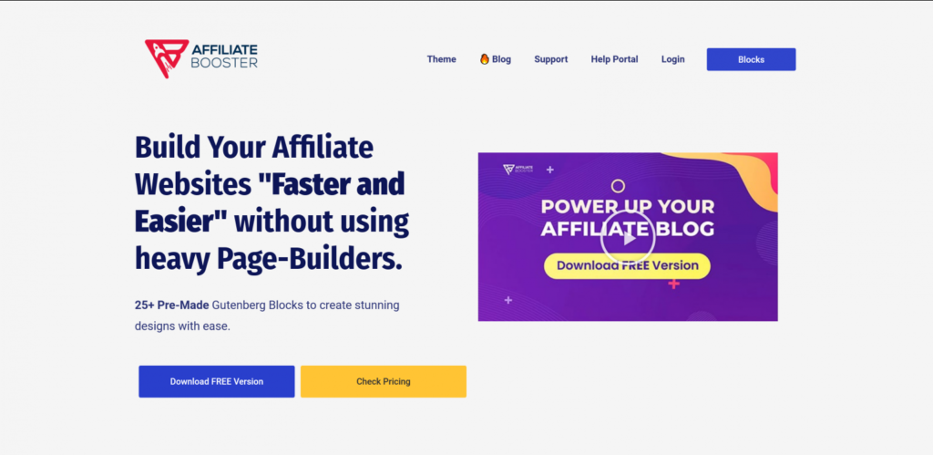 Affiliate Booster Theme Block For Affiliate Blogger