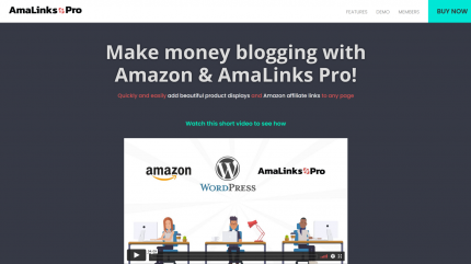 AmaLinks Pro - Make Money Blogging With Amazon & AmaLinks Pro