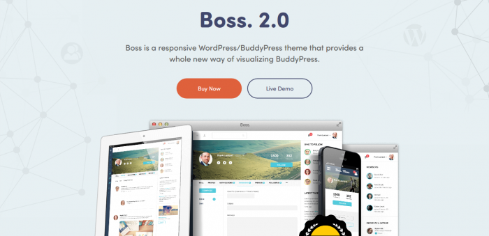 Boss WordPress Theme - Create A Stunning Community Site