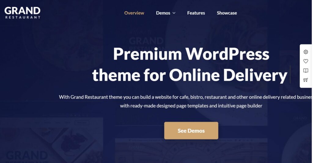 Grand Restaurant WordPress By ThemeGoods
