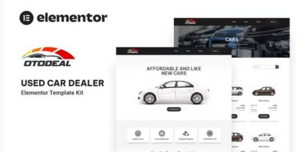 Otodeal – Used Car Dealer Elementor Template Kit