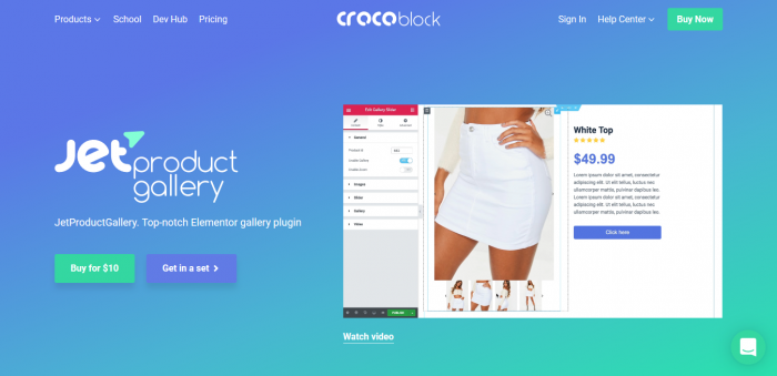 Crocoblock JetProductGallery Plugin