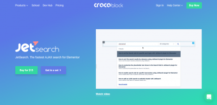 Crocoblock JetSearch - Top Elementor Search Plugin