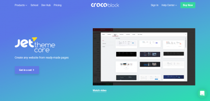 Crocoblock JetThemeCore - Ready-Made Pages For Elementor‎