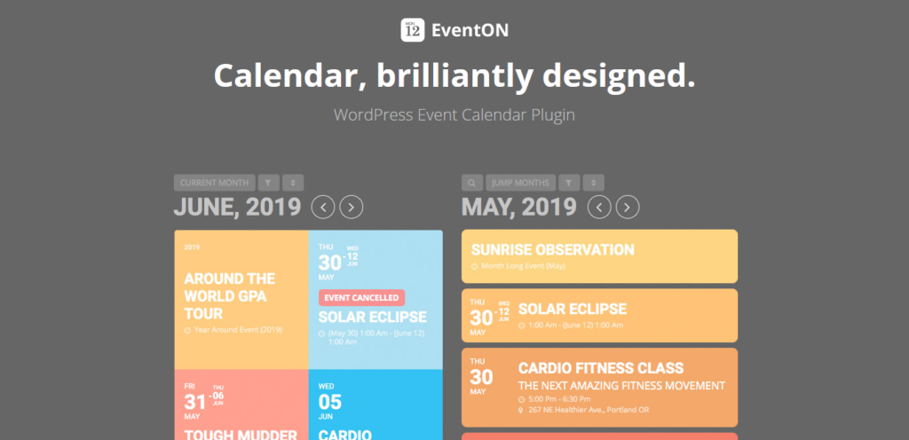 EventON - Event Calendar Plugin