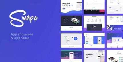 Swape App Showcase & App Store Theme