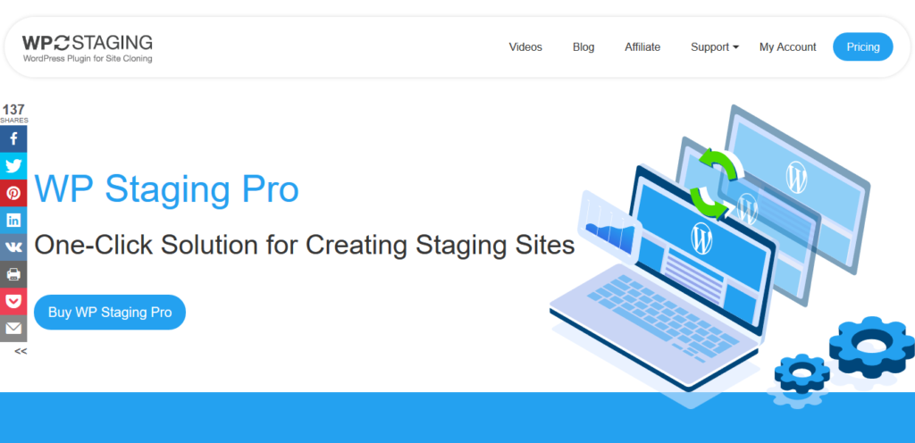 WP Staging Pro- One Click Cloning Of Your WordPress Website