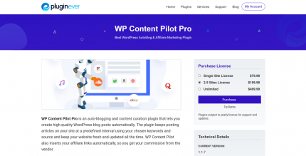 Content Pilot Pro - Autoblog & Affiliate Marketing Plugin
