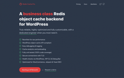 Redis Cache Pro - WordPress Plugin