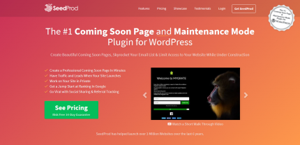 SeedProd Coming Soon Pro - WordPress Coming Soon Plugin