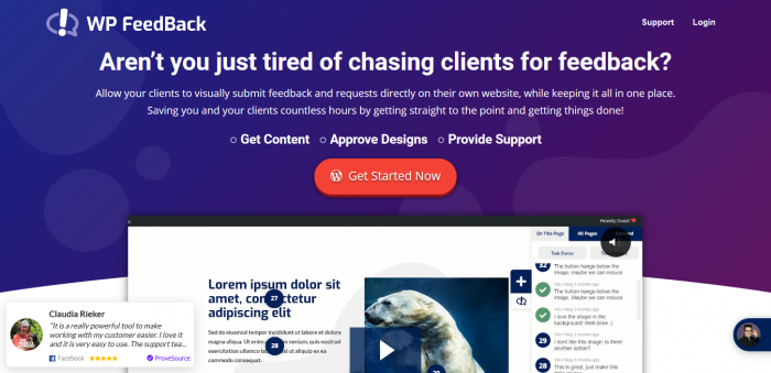 WP FeedBack - The Easiest Way To Communicate With Clients