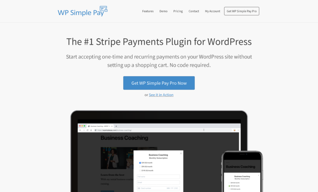 WP Simple Pay Pro - Stripe Payments Plugin