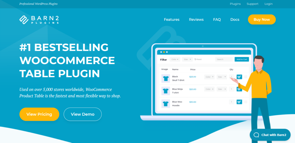 Barn2 Media WooCommerce Product Table