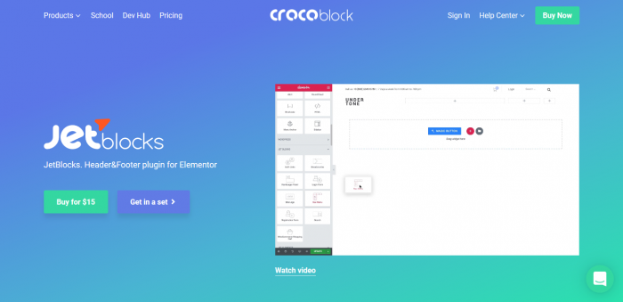 Crocoblocks JetBlocks – For Creating Headers & Footers