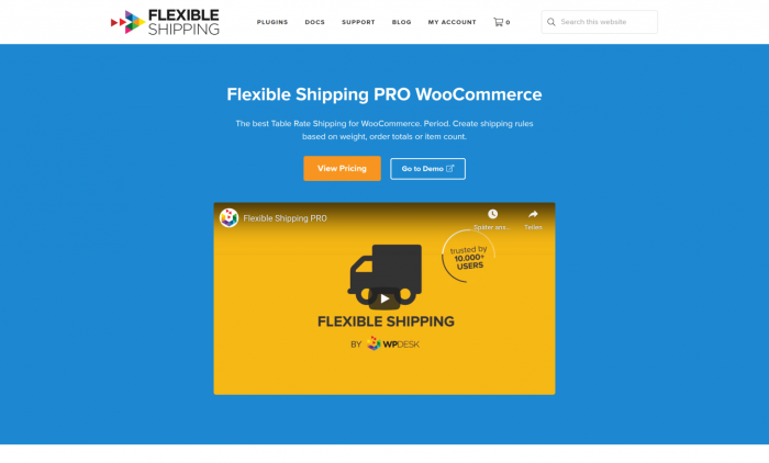 Flexible Shipping Table Rate PRO WooCommerce